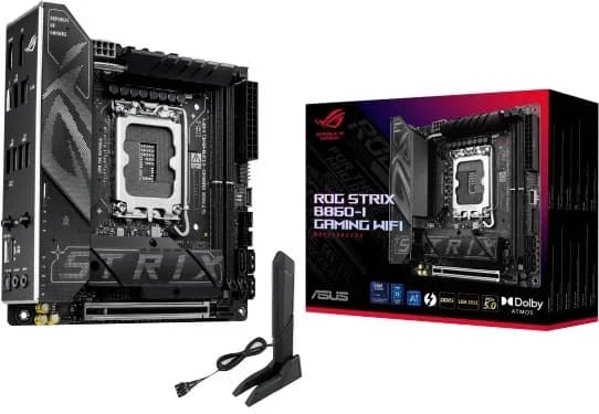 Placa Mãe Asus Rog Strix B860-I Gaming Wifi LGA1851/ 2XDDR5/ PCI-e/ M.2/ DP/ HDMI