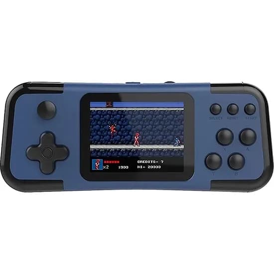 Console Portátil Game Box Sup A12 de 3" com 666 Jogos - Azul Escuro/Preto (Espanhol/Inglês/Chinês)