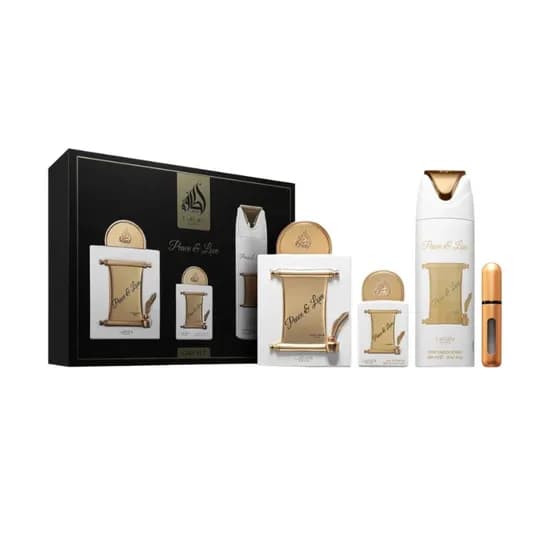 Lattafa Peace & Love Giftset 3PCS