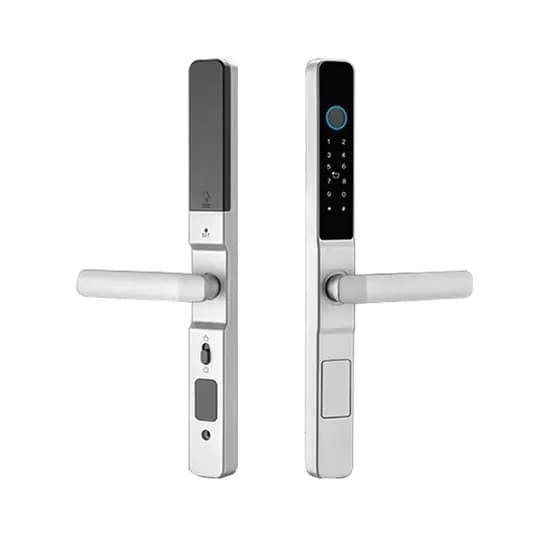 Fechadura Digital S617-2 BT Ttlock/USB p/Alumino IP65 Prata
