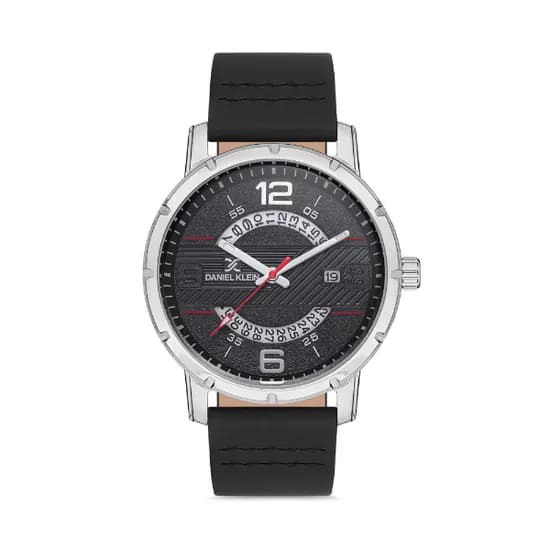 Relógio Analógico Masculino Daniel Klein Premium DK.1.12615-1 - Prata/Preto