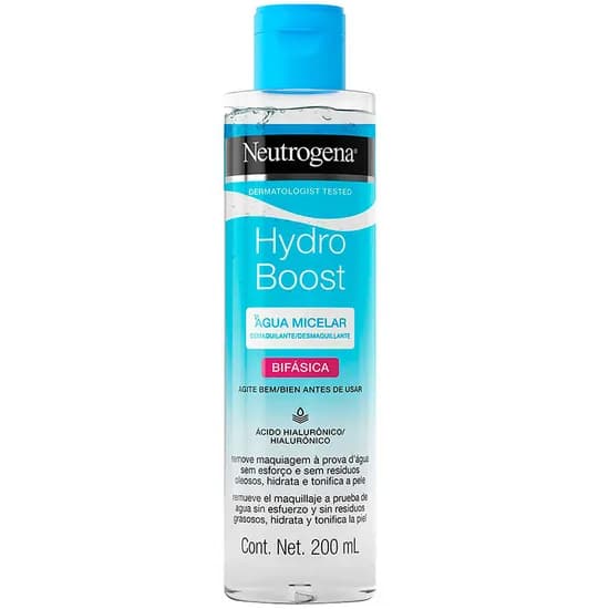 Água Micelar Desmaquilhante Neutrogena Hydro Boost Biphasic - 200ML