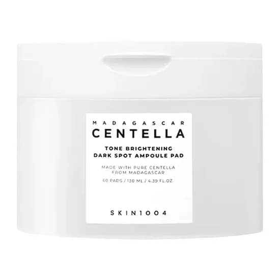 Almofadas Tônicas Skin 1004 Madagascar Centella Tone Brightening 60 Unidades
