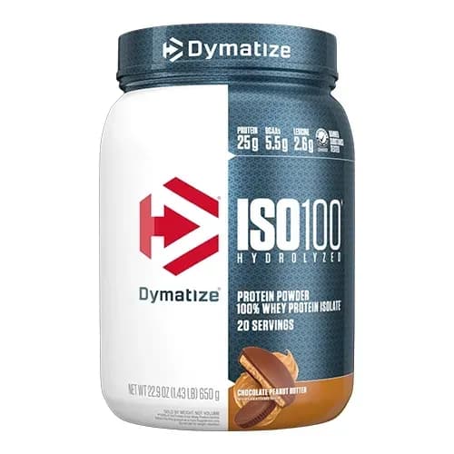 Whey Protein Dymatize Iso 100 Chocolate Peanut Butter 20 Porções