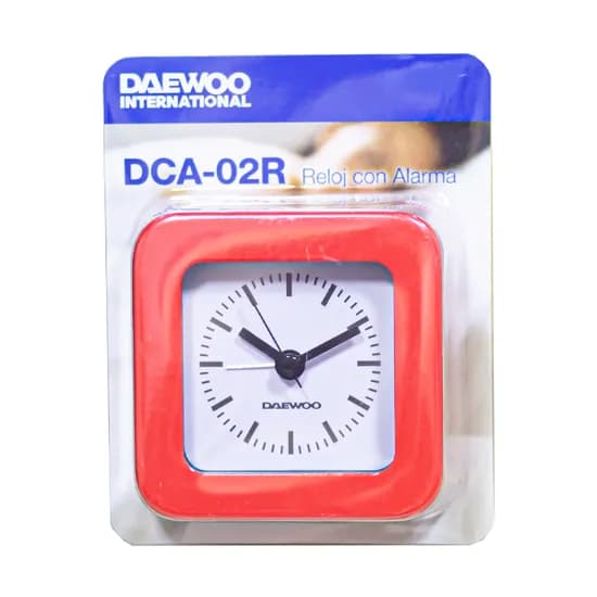 Relógio com Alarme Daewoo International DCA-02R - Vermelho