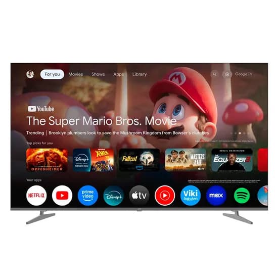 Smart TV JVC 75KM958 75" 4K Ultra HD Google TV - Preto