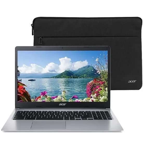 Notebook Acer Chromebook 315 CB315-4H-C7A1 15.6" Intel Celeron N4500 4GB Ram/ 64GB Emmc - Pure Silver