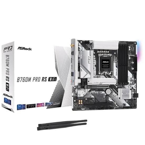 Placa-Mãe Asrock Pro RS B760M Wifi LGA 1700 DDR5