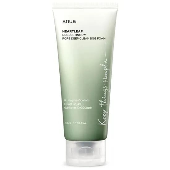 Espuma Facial de Limpeza Anua Heartleaf Quercetinol Pore Deep Cleansing Foam 150 ML