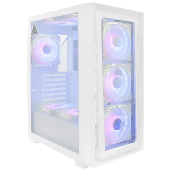 Gabinete Satellite K52 Branco com 8 Coolers e-ATX