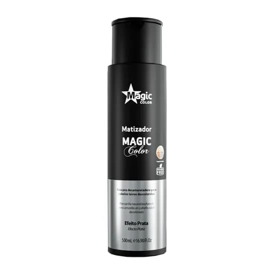 Máscara Desamareladora Magic Color 3D Efeito Prata 500ML