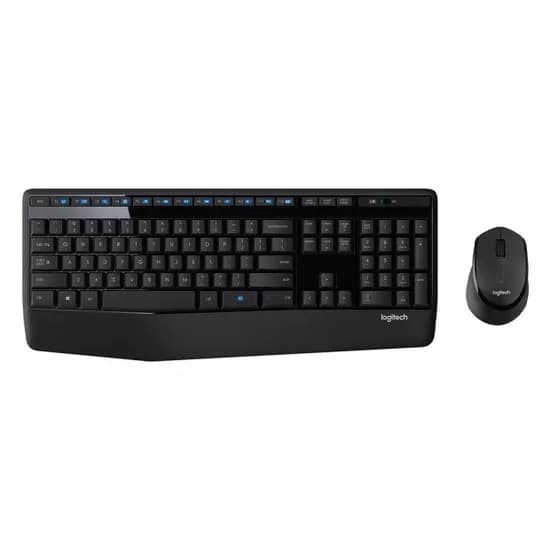 Tec/Mouse Logitech MK345 Espanhol Preto Wireless 920-007820