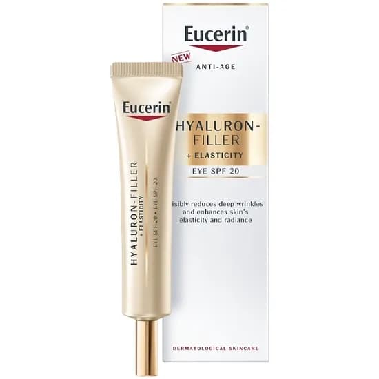 Creme para Contorno de Olhos Eucerin Hyaluron-Filler + Elasticity Eye SPF 20 de 15 ML