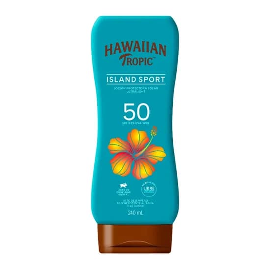 Protetor Solar Hawaiian Tropic Island Sport Creme SPF50 240ML