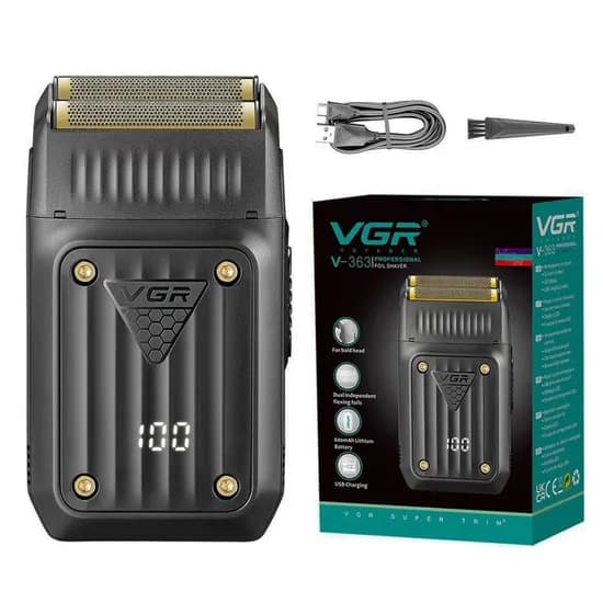 Maquina de Barbear - Cabelo VGR V-009 Gold