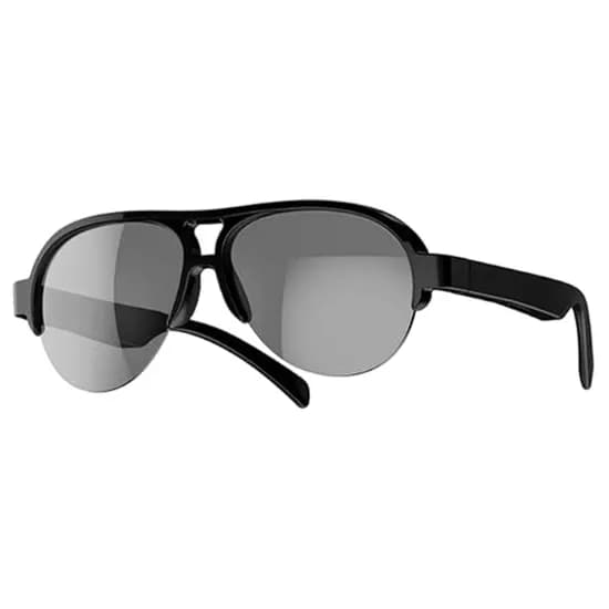 Oculos de Sol Smart Wireless F08 Glasses Headset com Bluetooth 5.3 / IPX4 / Recarregável / 80MAH - Preto