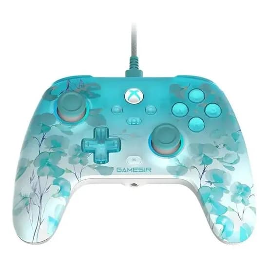 Controle Gamesir T7 Pro Floral Xbox/PC Azul Transparente