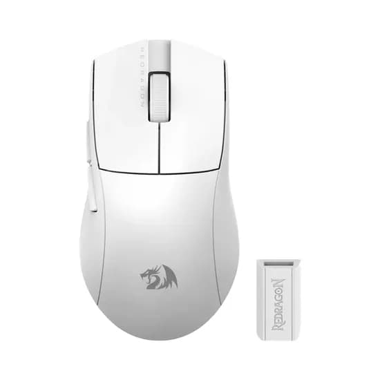 Mouse Gamer Redragon King Pro M916-PRO-1K Blanco
