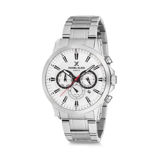 Relógio Analógico Masculino Daniel Klein Exclusive DK12224-1 - Prata