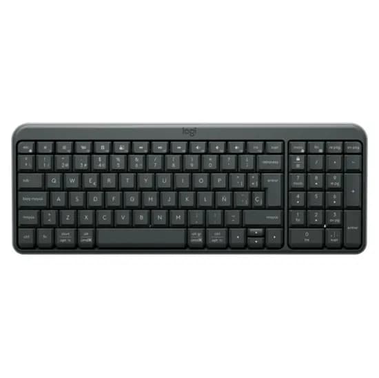 Teclado Logitech K250 920-013445 Sem Fio Espanhol - Grafite
