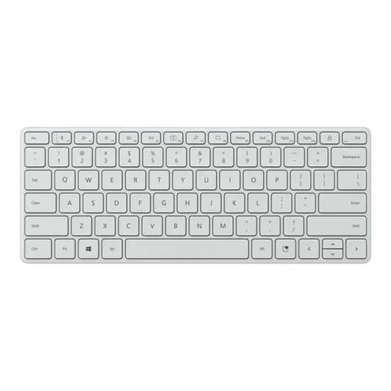 Teclado Compacto Microsoft Bluetooth Espanhol Glacier - 21Y-00033