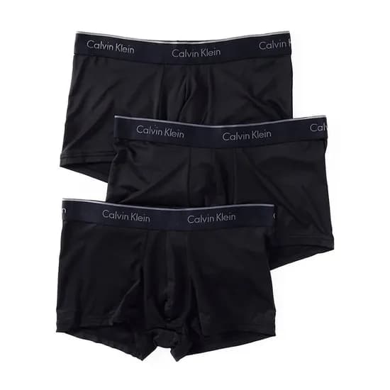 Cueca Calvin Klein Masculino NB1289-001 s - Preto - 3 Peças