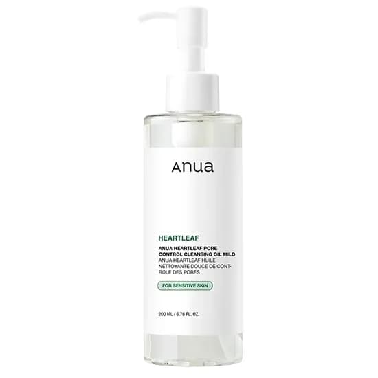 Óleo de Limpeza Facial Anua Heartleaf Pore Control Cleansing Oil Mild de 200 ML