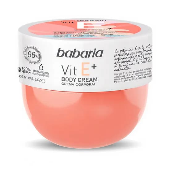 Crema Corporal Vitamina e Babaria