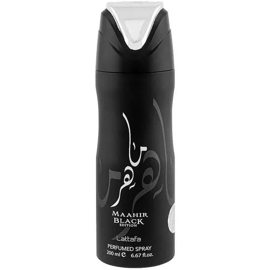Spray Corporal Perfumado Lattafa Maahir Black 200ML