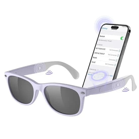 Óculos Inteligente Smart Xo Lentes E11 Audio Sunglasses - Roxo