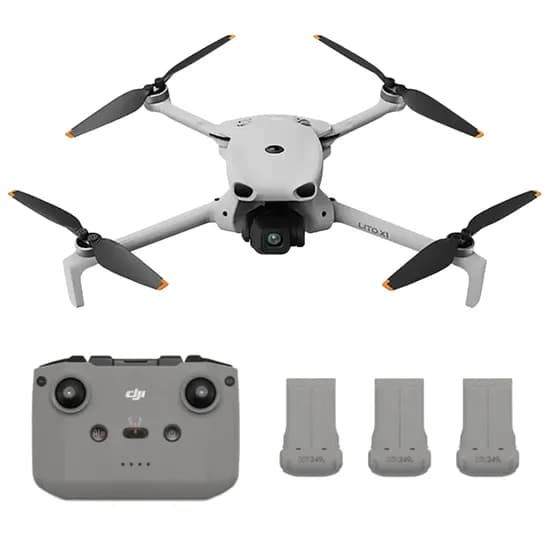 Drone Dji Lito X1 FLY More Combo (Dji RC-N3) - 4K - com Controle - GPS - Cinza