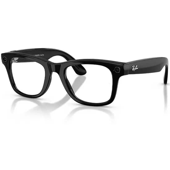 Oculos Ray Ban Meta Wayfarer RW4006 L-Shiny Black/Clear (64754)
