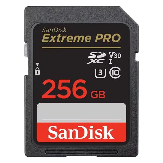 Cartão de Memória SD Sandisk Extreme Pro 256GB 200MBS - SDSDXXD-256G-GN4IN