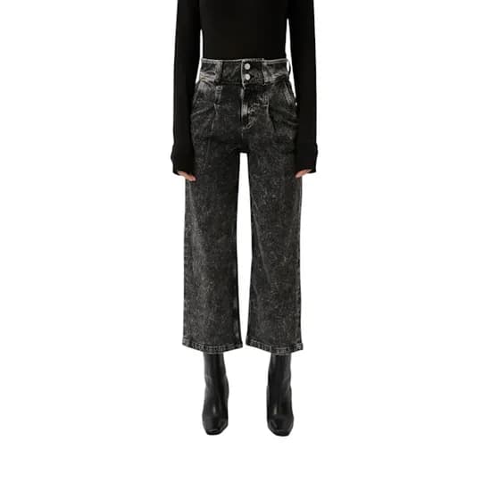 Pantalón Casual Femenino Hugo Boss Jeans Cropped