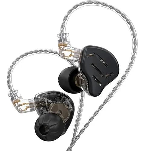 KZ Zax Fone In-Ear Sem Microfone – Preto