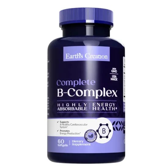 Earth’s Creation Vitamina B-Complex 60 Cápsulas