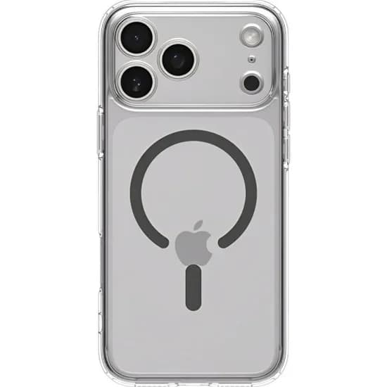 Capa Spigen iPhone 17 Pro Crystal Hybrid ACS09632 - Clear Graphite