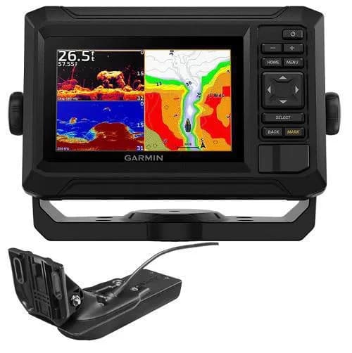 GPS Sonar Garmin Echomap UHD2 52CV + Transducer GT-20, Sonda Chirp e Clearvü. Wifi e Aceita Mapas Garmin