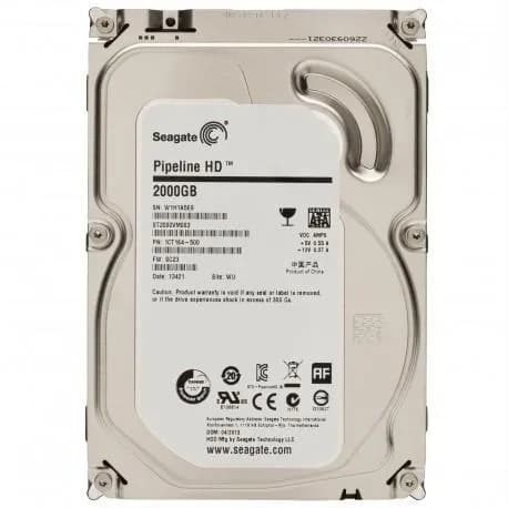 HD Seagate 2TB Pipeline SATA 3 5900RPM Pull 3.5" ST2000VM003 Pull s/G