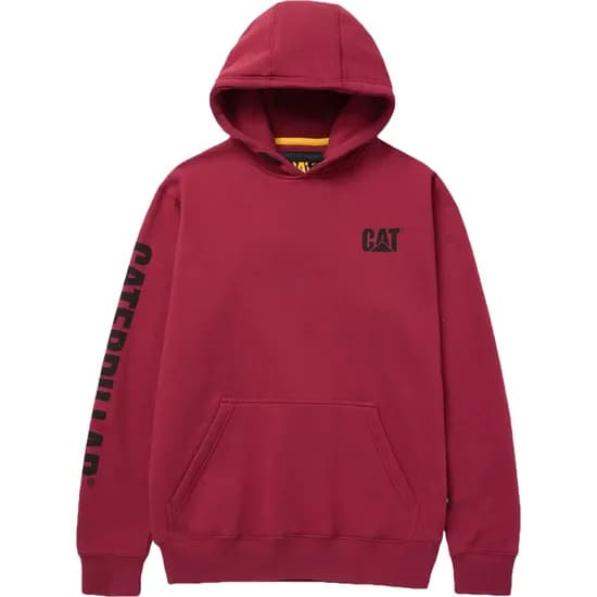 Moletom Caterpillar Masculino Trademark Banner Hooded XL Bordó - 1910709-11600