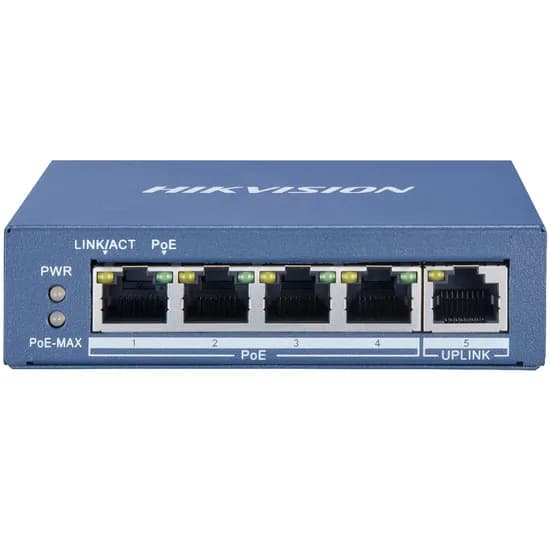 Hikvision Hub Switch 04P 10/100/1000MBPS Poe DS-3E0505P-e/M