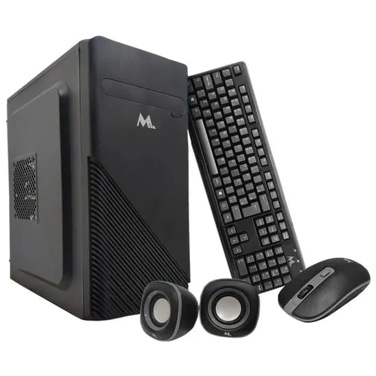 Gabinete Mtek Kit Barebone DK07 Mouse + Speaker + Teclado Espanhol 180W