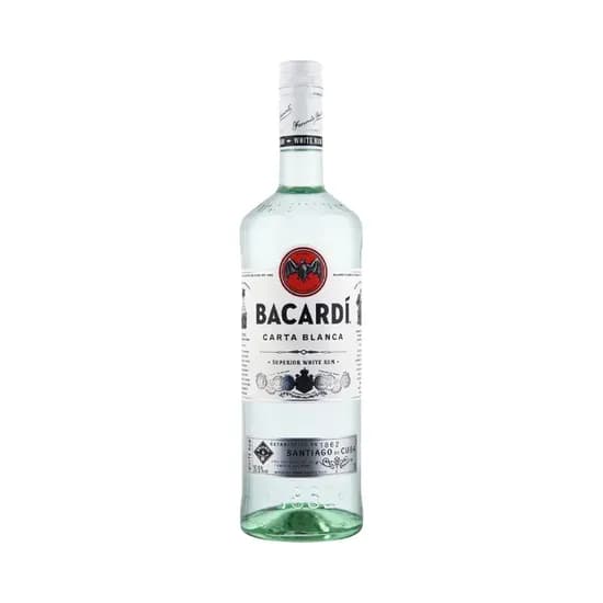 Ron Bacardi Carta Blanca - 980ML