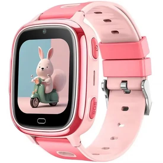 Relógio Blulory U86DD com 4G/GPS - Rosa