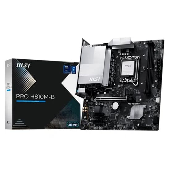 Placa Mãe 1851 MSI H810M-B Pro DDR5/HDMI/DP