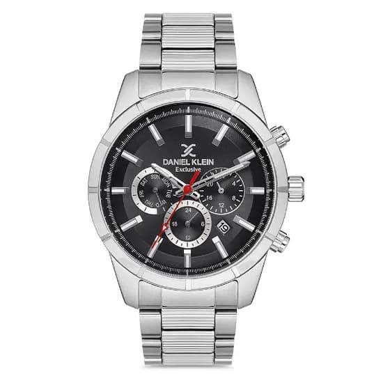 Relogio Analógico Masculino Daniel Klein DK.1.12718-1 Exclusive Gents / Pulseira de Aço Inoxidável - Prata