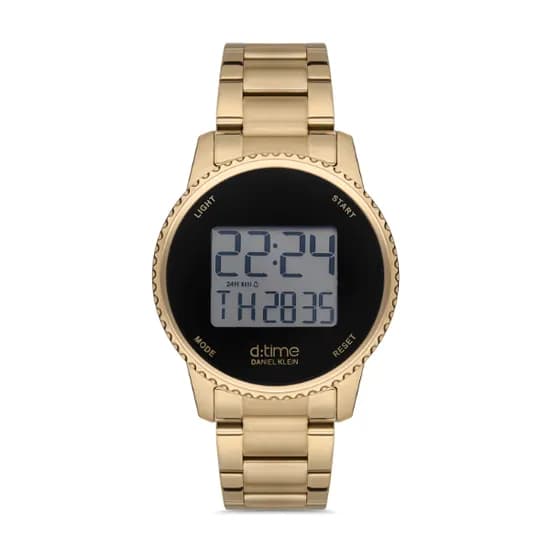 Relógio Digital Masculino Daniel Klein D:Time DK.1.12639-3 - Dourado