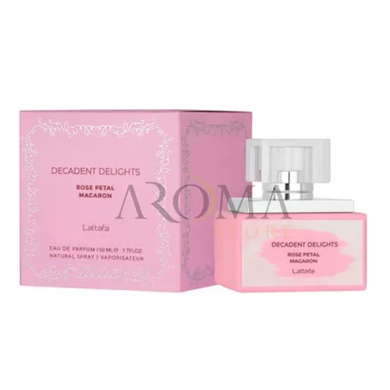 Perfume Lattafa Decadent Delights Rose Petal Edp 50ML - Feminino