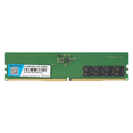 Memória Ram Macroway Lo-DIMM - 16GB - DDR5 - 4800MHZ - para PC