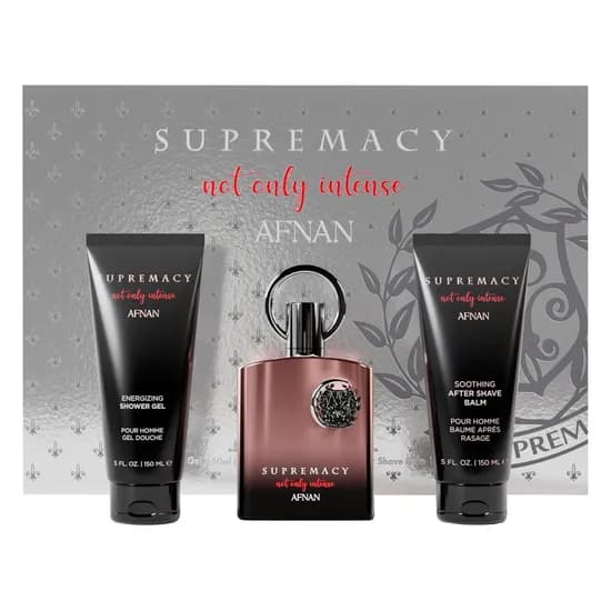 Perfume Afnan Kit Supremacy Not Only Intense (Perf + Shower Gel + Loca